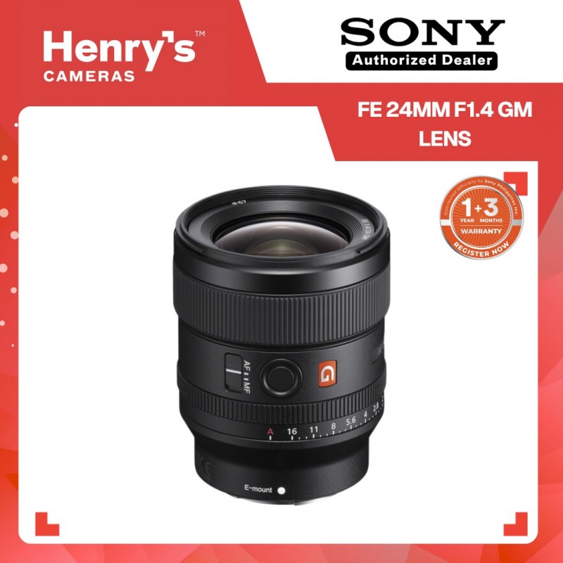 SONY 24MM F1.4 GM LENS (SONY PHILS)